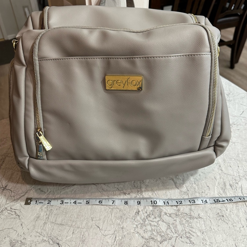 Grey Fox Backpack Diaper Bag -